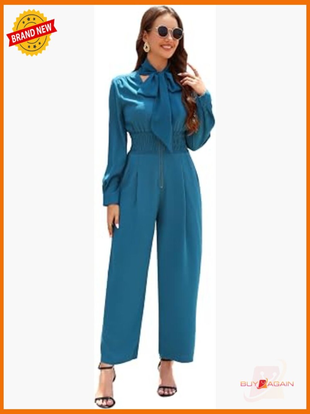 Dressy Jumpsuit Formal Wide Leg Long Sleeve Pant Suit Outfits